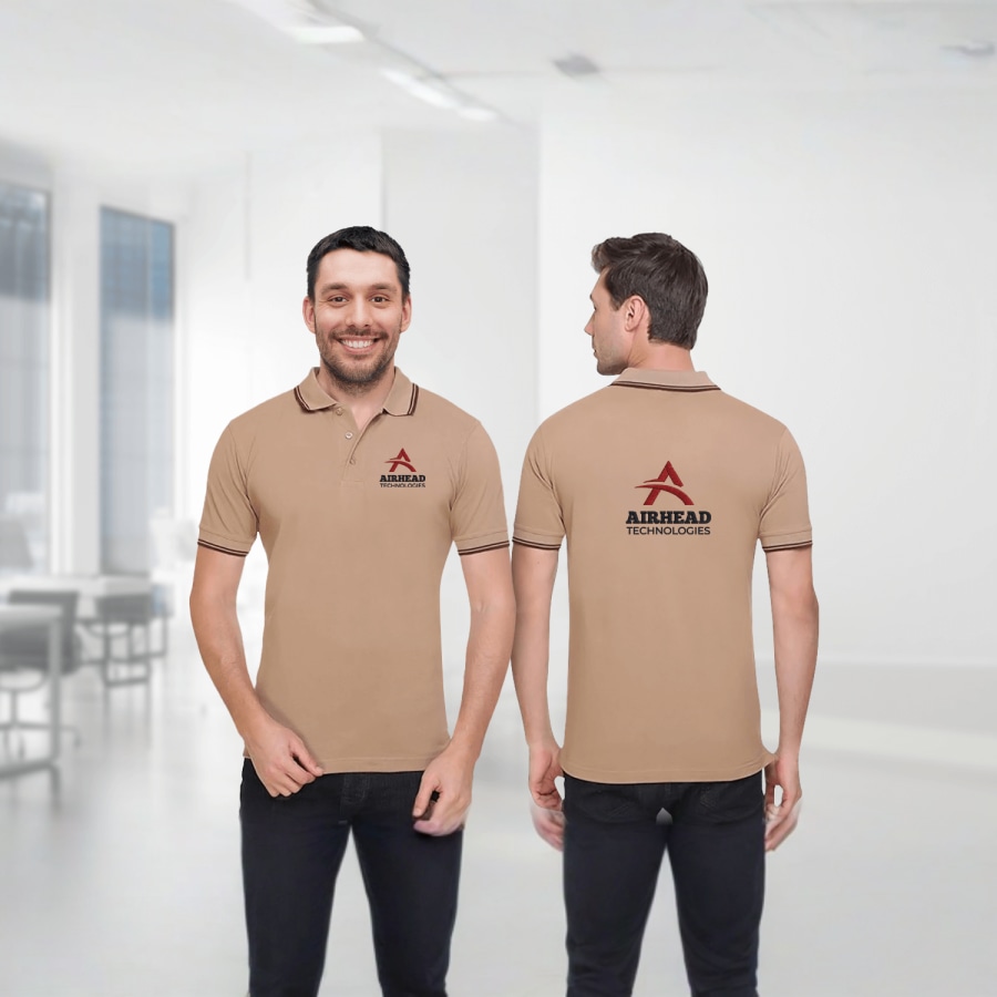 Pikmee Tipline Double tipped Polo T-Shirts - Men (Back & Left) > Hero img1