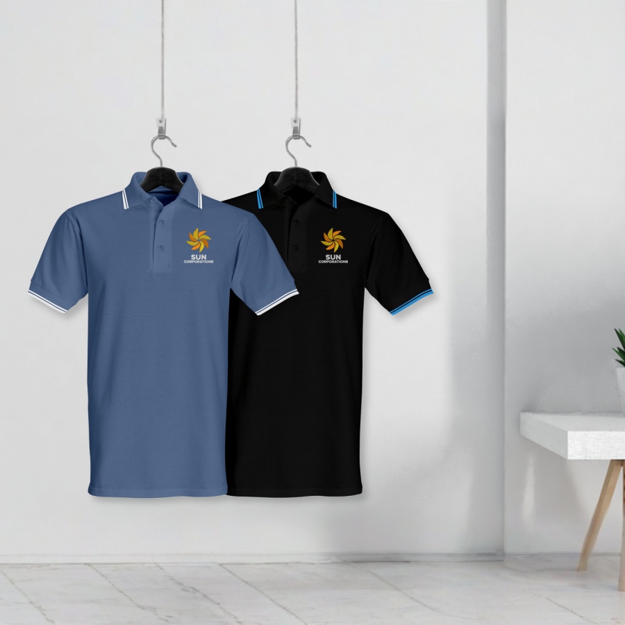 Pikmee Tipline Double tipped Polo T-shirts - Men