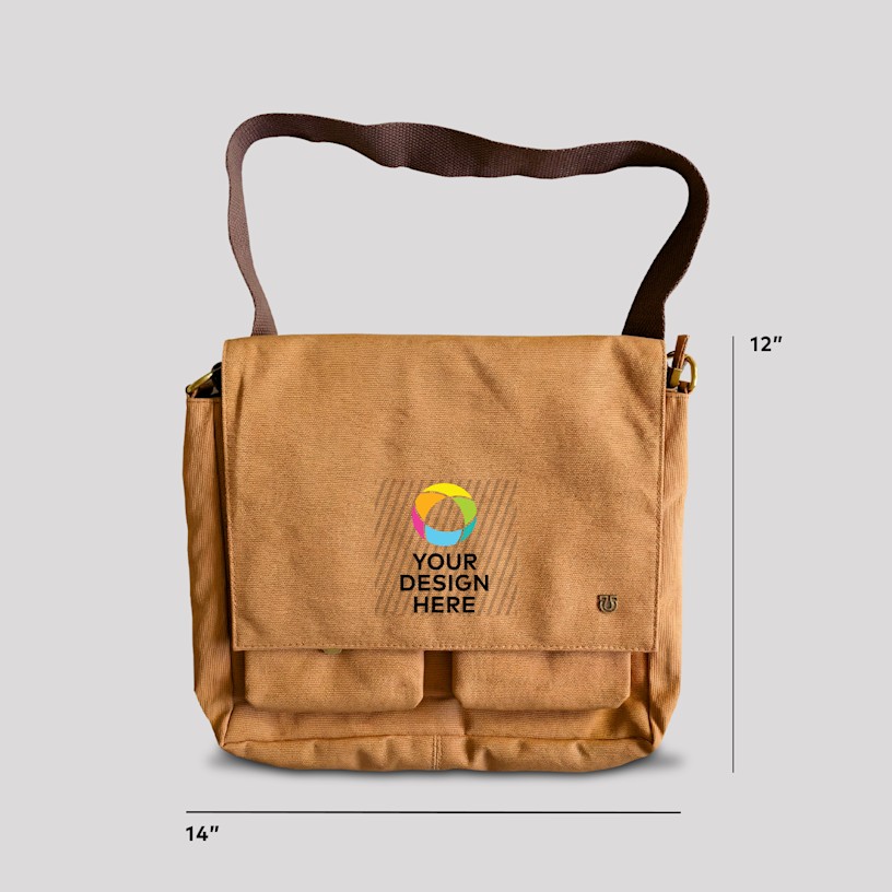 Cotton Canvas Messanger Bags > Hero Image 02