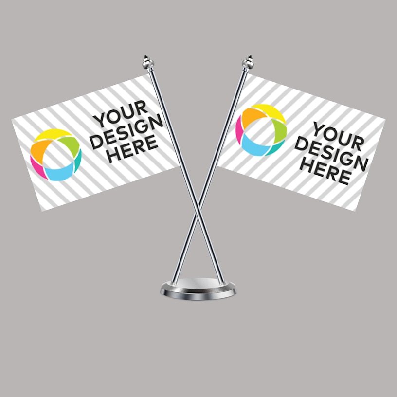The Flag Company Customized Table Flag Cross Stand >Hero img 03