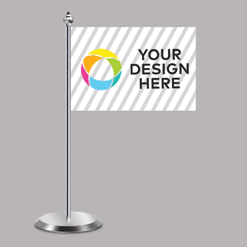 Customized Table Flag Single Stand >Hero img 03