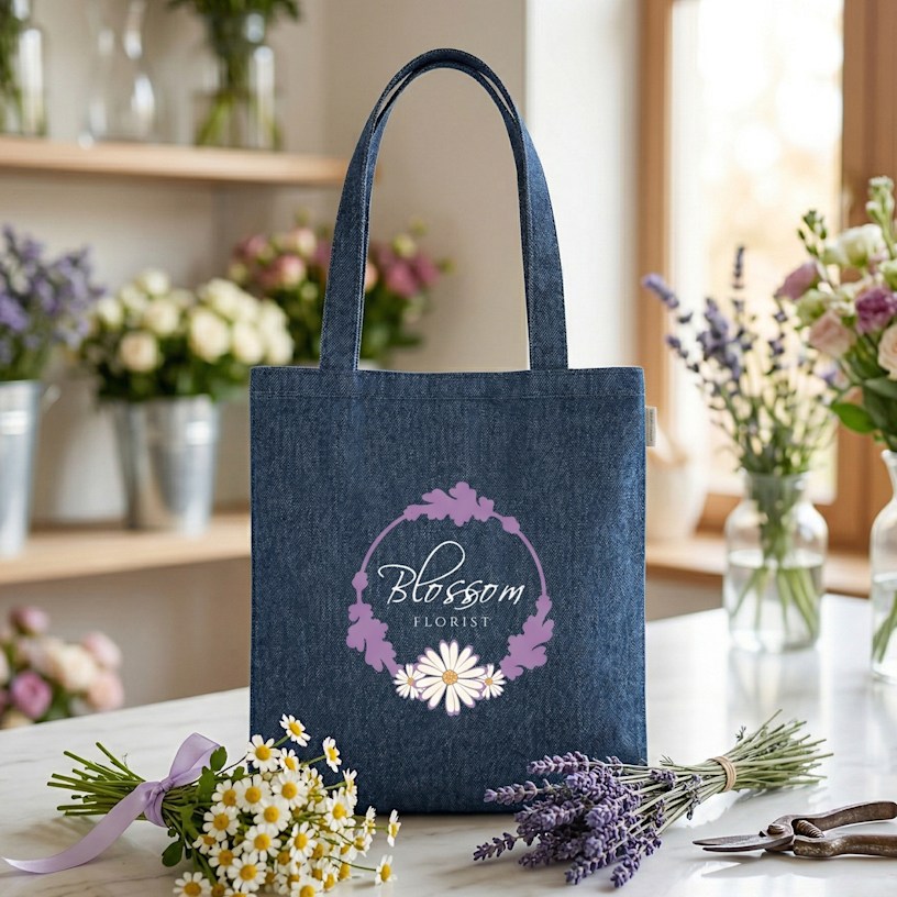 Denim Tote Bags >  Hero Image 01