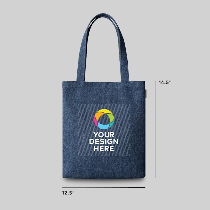 Denim Tote Bags >  Hero Image 02