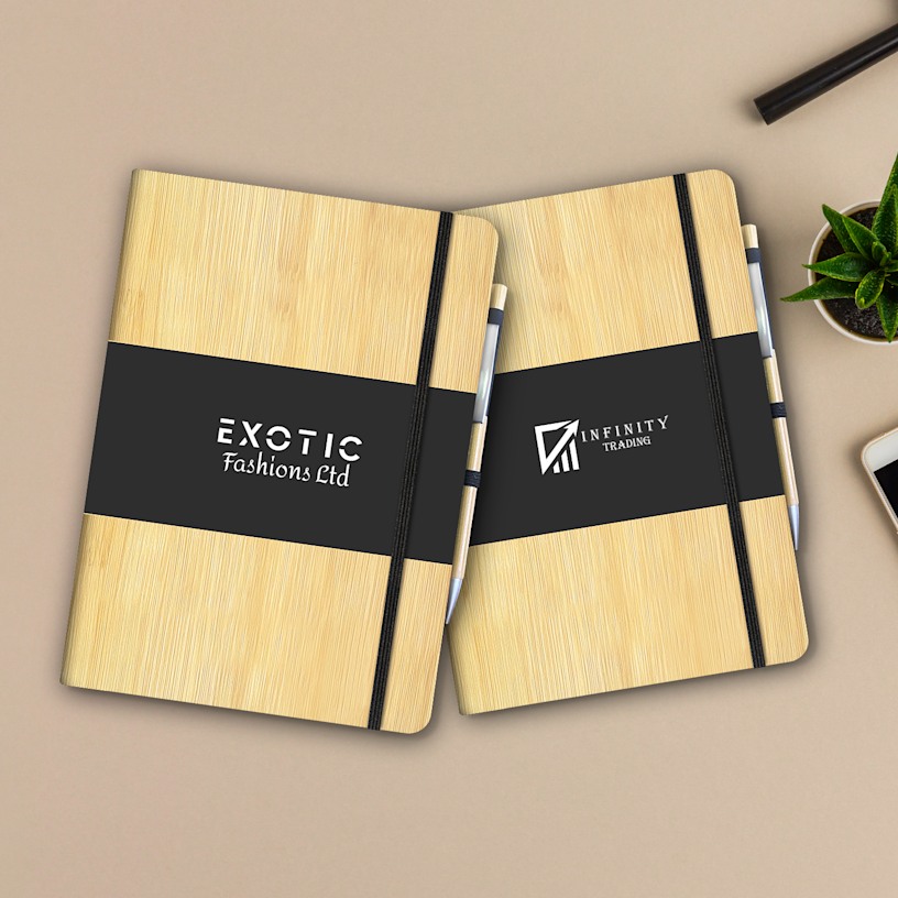 Wooden PU Diary with Pen > Hero img2