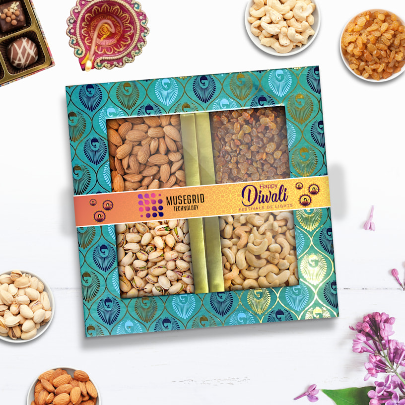 Dry Fruits Diwali Gift Hampers - Sleeves > Hero img4