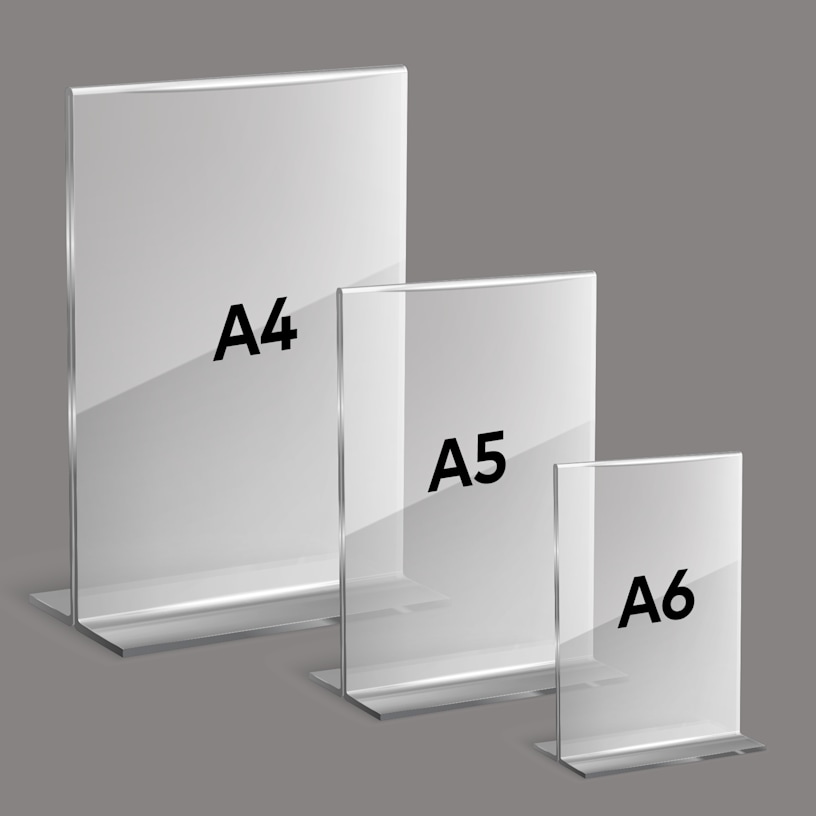 Double Sided Acrylic Display Stand > Hero Image 04