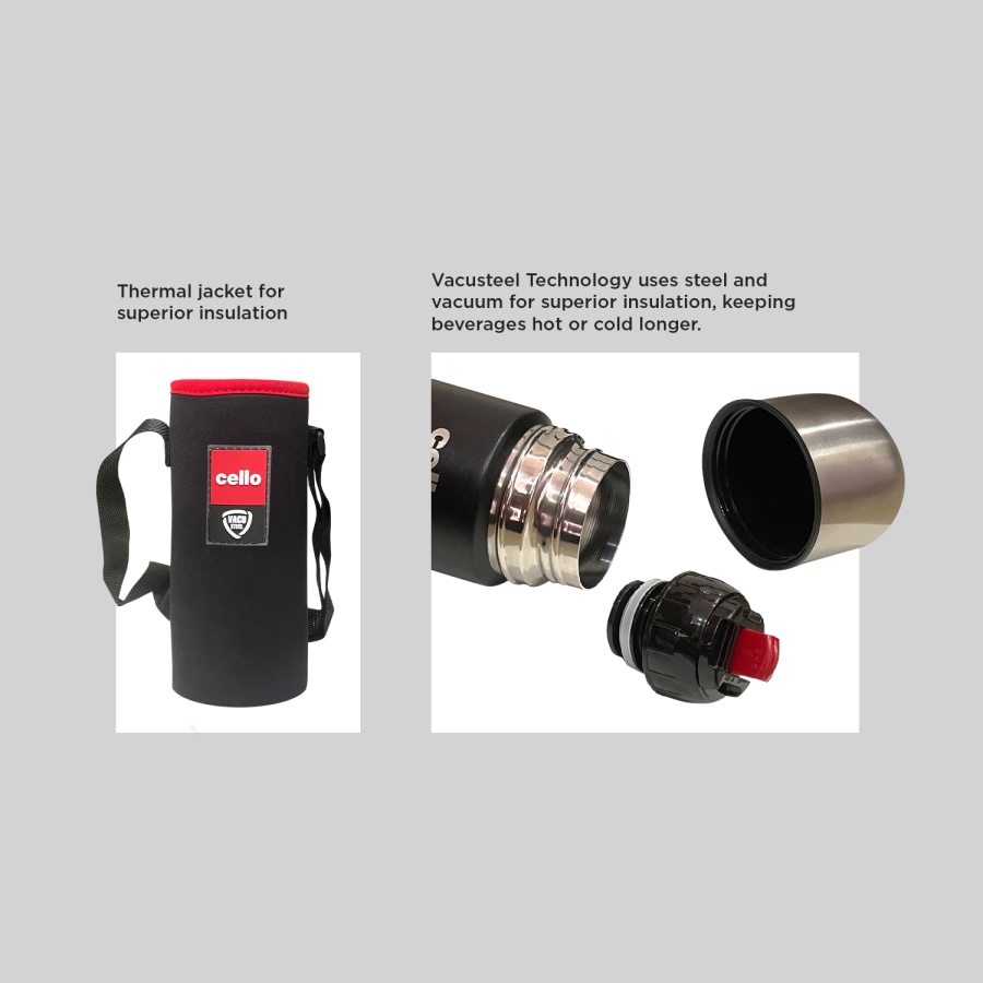 Cello SS Duro Flip Flask > Hero img6