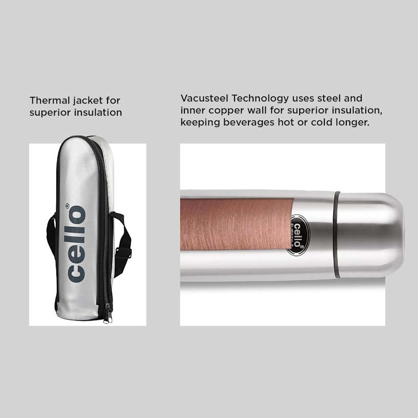 Cello SS Flip Style Flask > Hero img6
