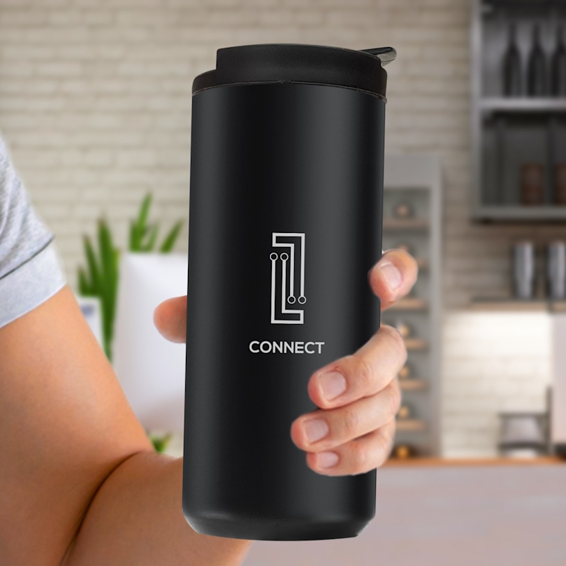 Personalised Insulated Vacuum Coffee Flask - 380ml > Hero img2