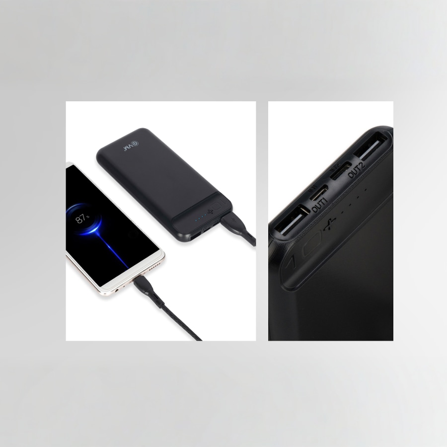 Black Encharge Power Bank > Hero img3
