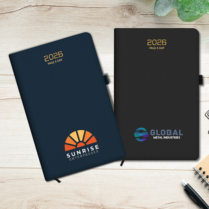 Executive Daily Planner with Pen Holder >Hero Image 01