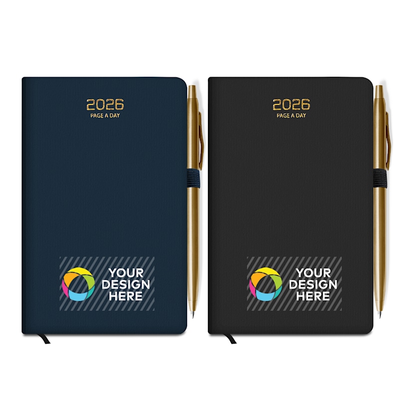 Executive Daily Planner with Pen Holder >Hero Image 03