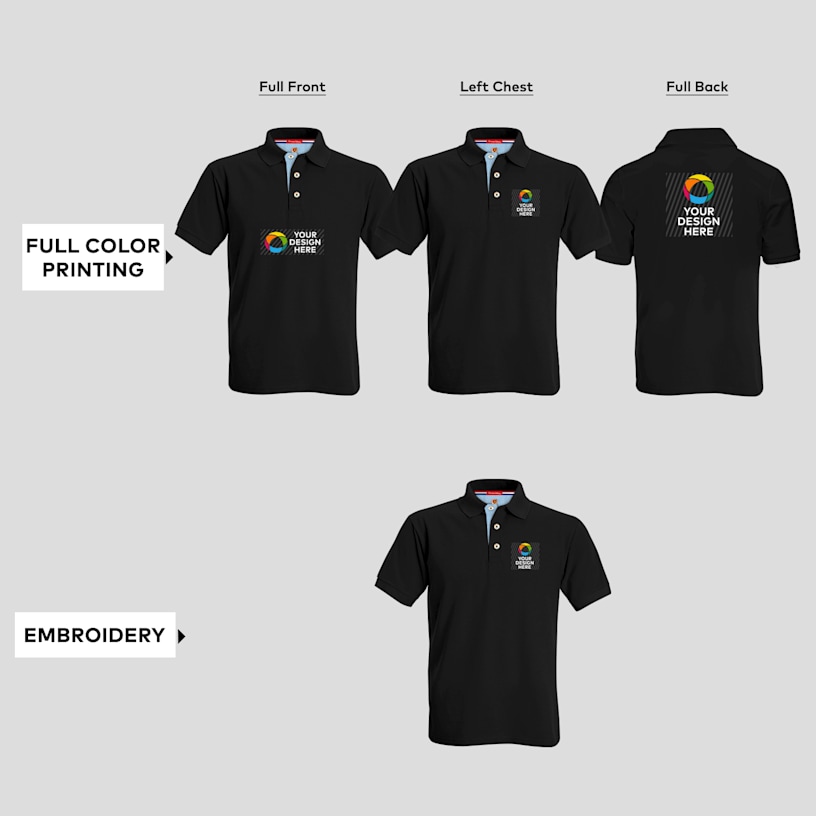 Polo Collared Premium Performance Polo >Hero Image 02