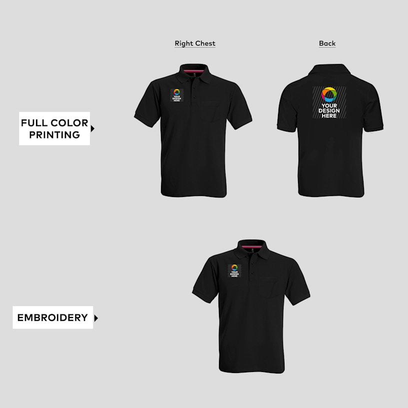 Collared with Pocket Performance Polo > Hero img2