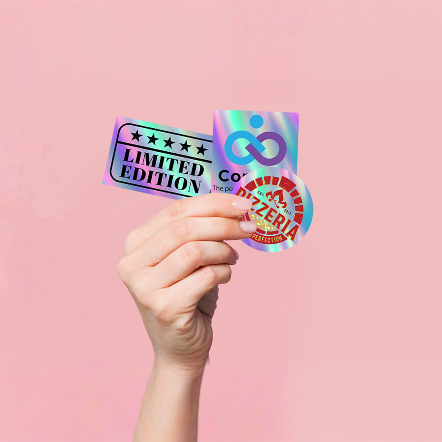 Holographic Stickers > Hero img3