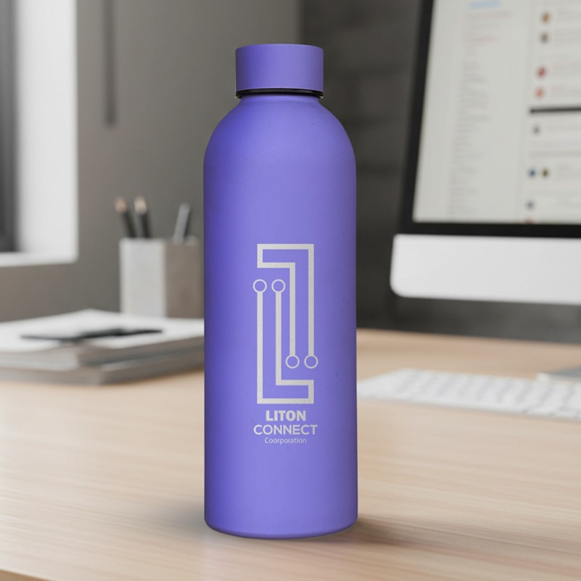Matt Finish Vacuum Insulation Bottle > Hero img 4