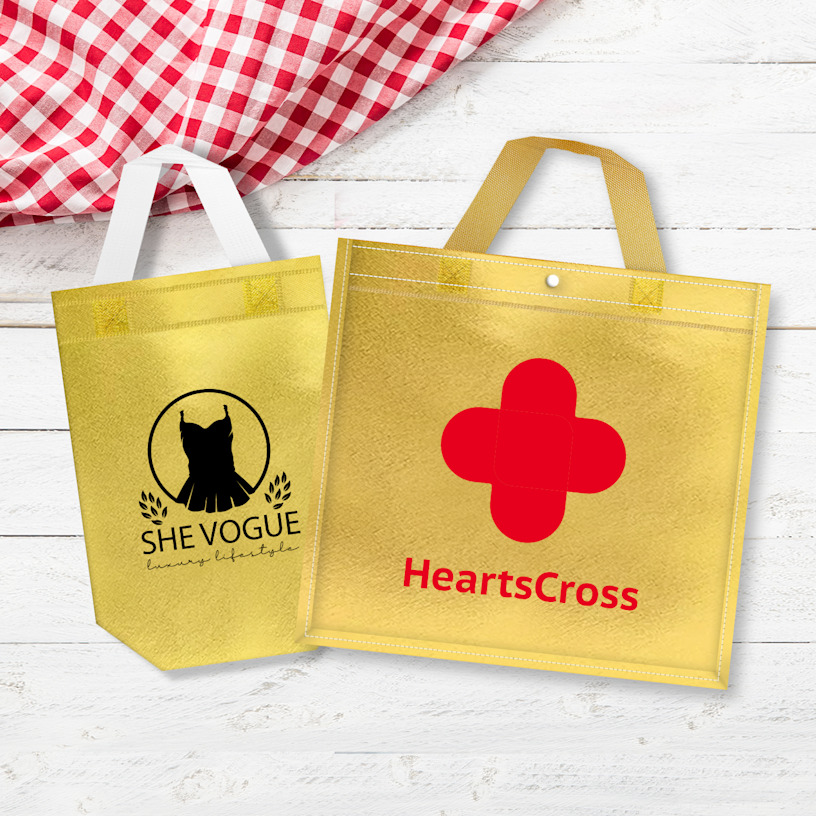 Metallic Shopping Bags > Hero img1