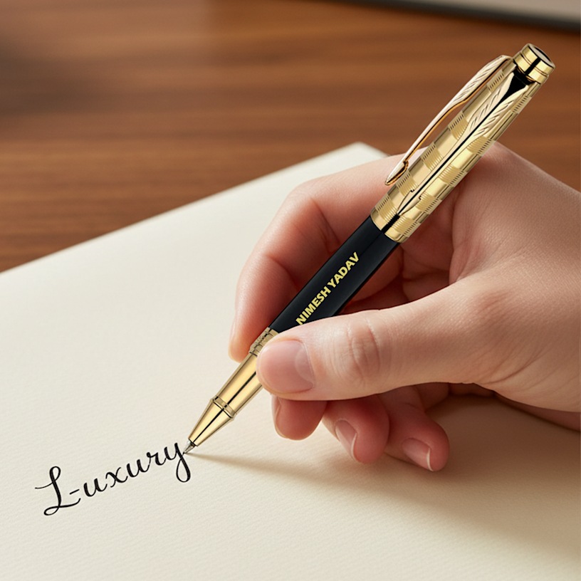 Aster Deluxe Black & Gold GT Ball Pen > Hero Image 01