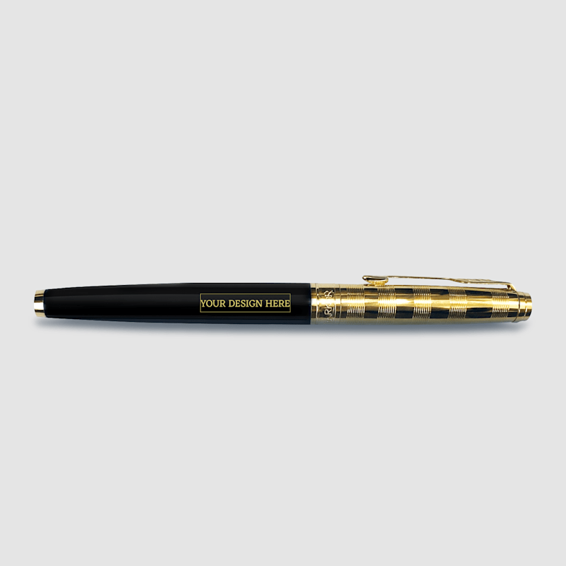 Aster Deluxe Black & Gold GT Ball Pen > Hero Image 02