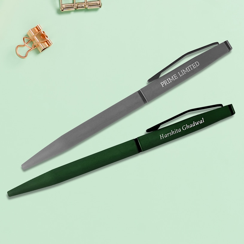 Sleek Metal Ballpoint Pens > Hero img1