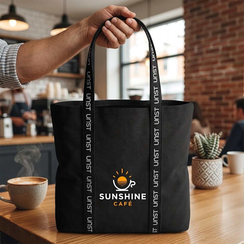 Polyester Matty Tote Bags > Hero Image 01