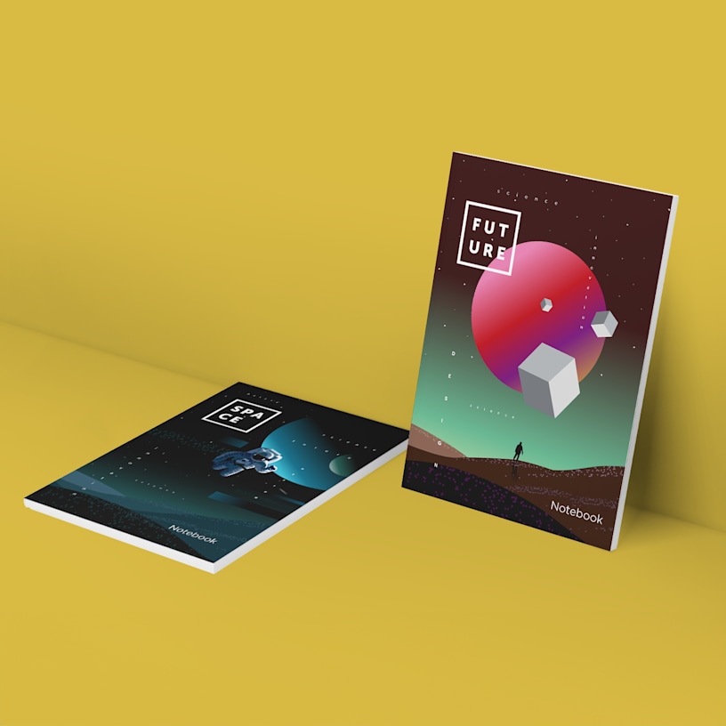 Glue Bound Notebooks > Hero img2