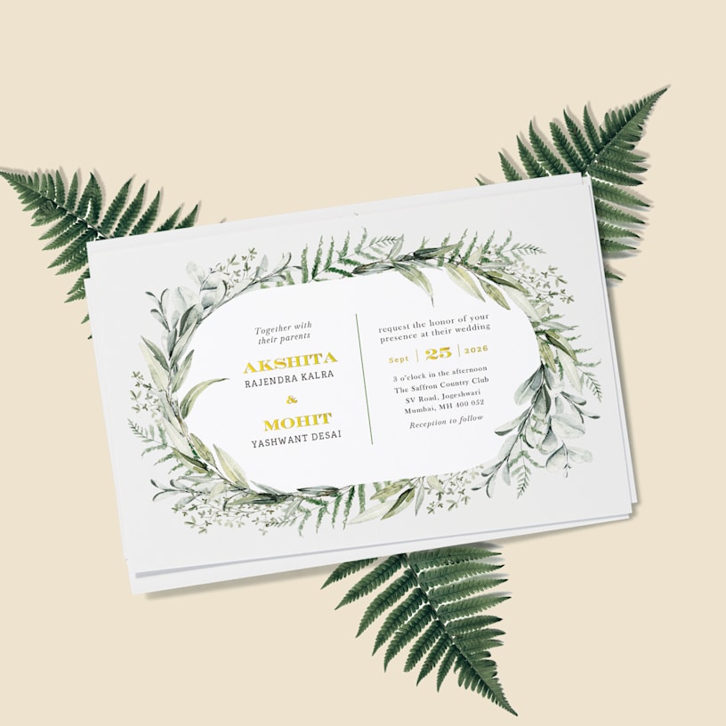 Raised Foil Wedding Invitations > Hero img2