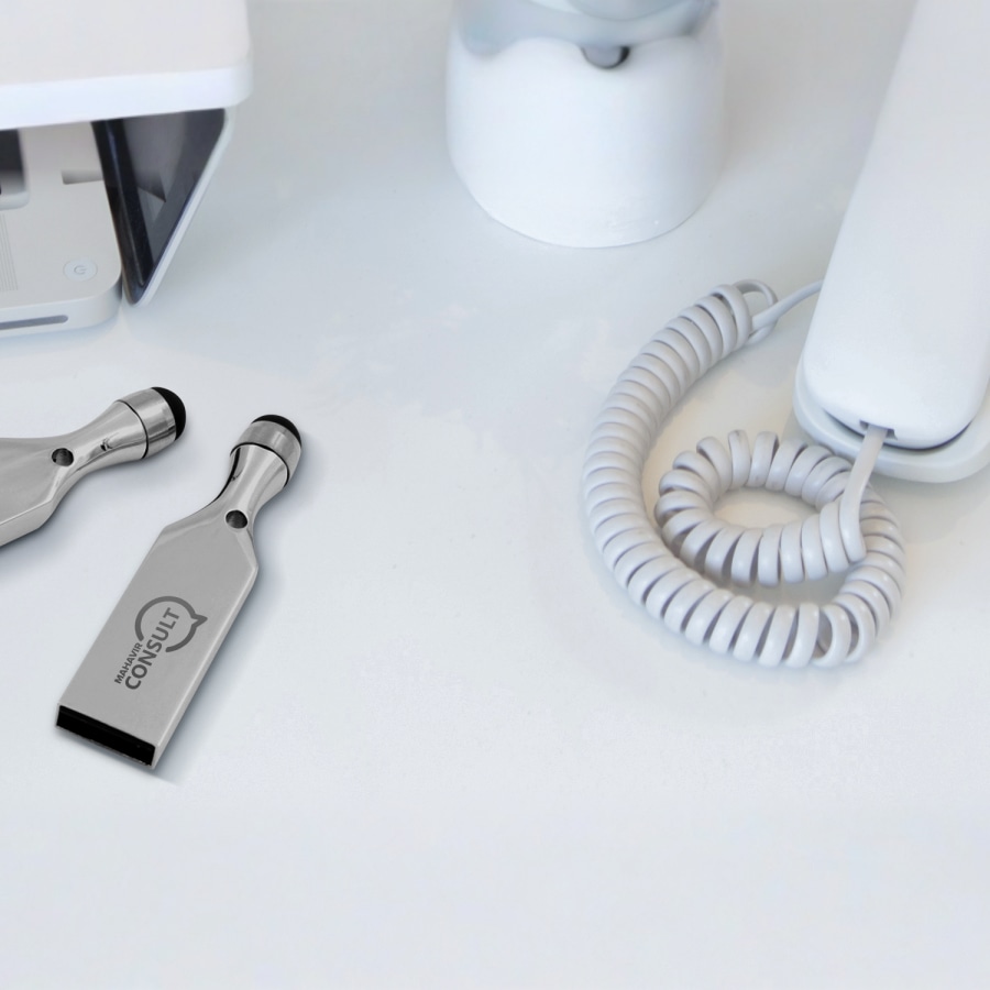 Silver Bat Shape Metal USB Pen Drive 32 GB > Hero img1