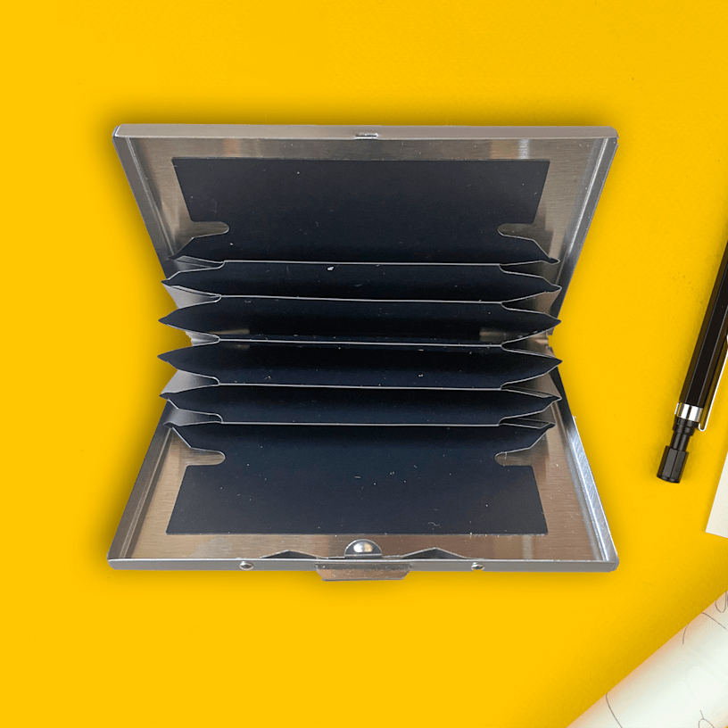 Premium Metal Visiting Card Holders > Hero img4