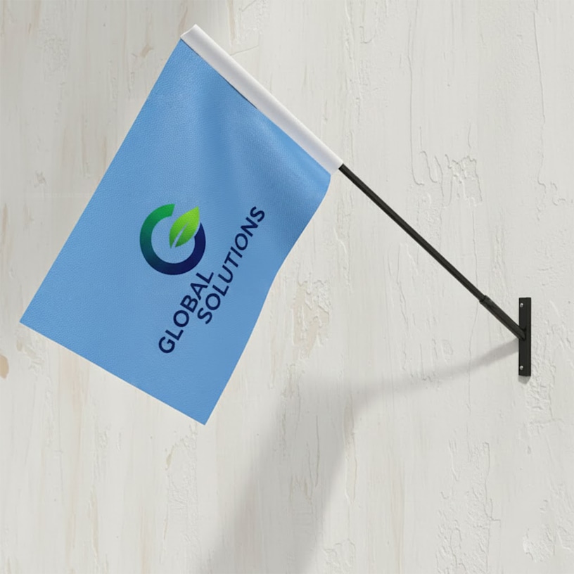 Wall Mounted Custom Flag>Hero Image 02