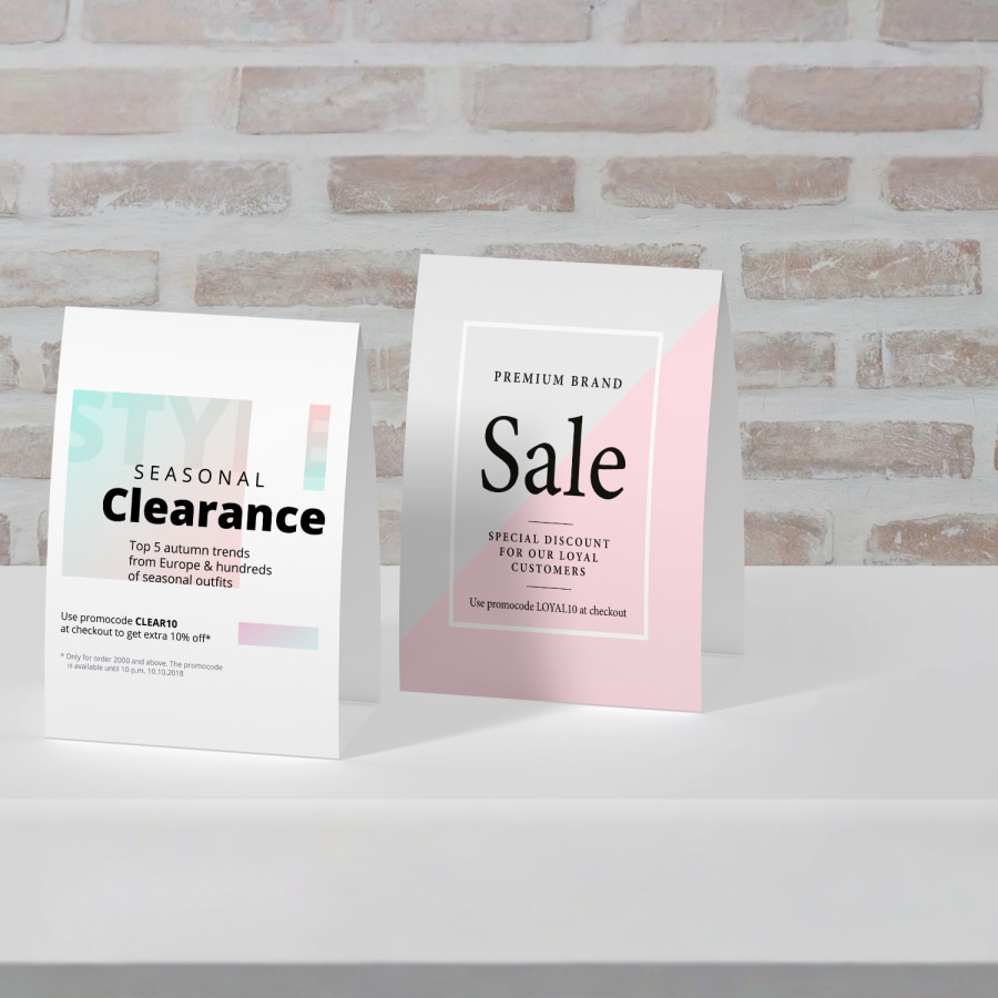 Example 2 of selected product