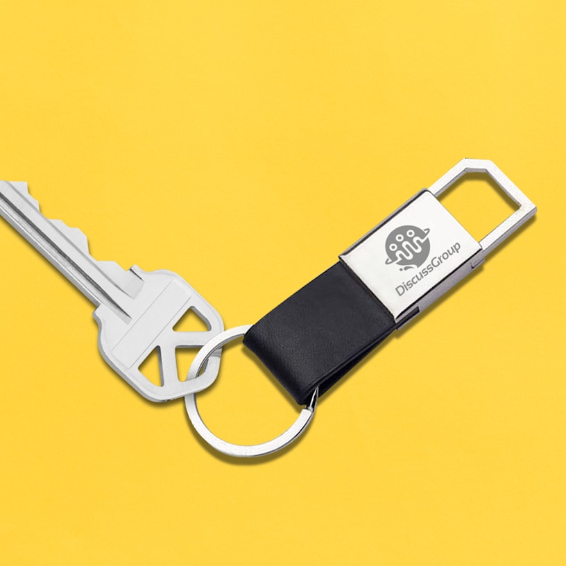 Silver Hook and Loop Keychain > Hero img1