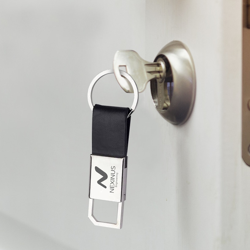 Silver Hook and Loop Keychain > Hero img2