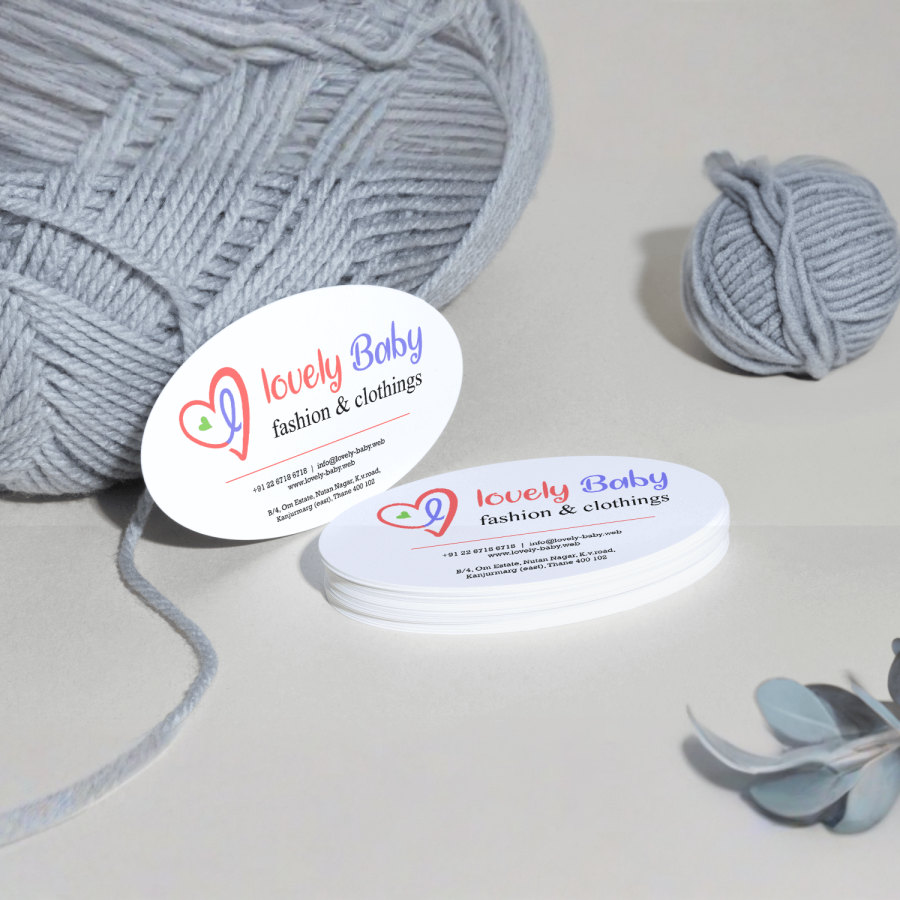 Oval Business Cards > Hero img2