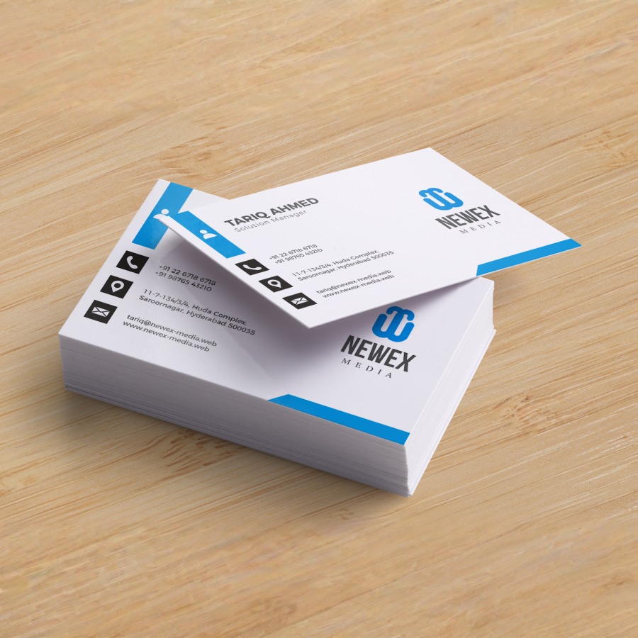 Premium White Visiting Cards > Hero Img 1