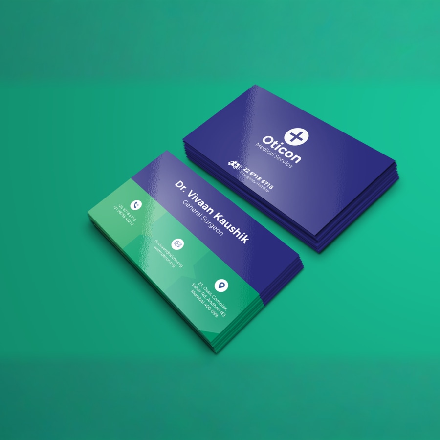 Glossy Visiting  Cards