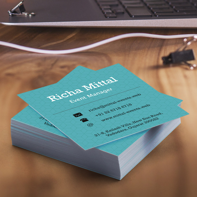 Square Visiting Cards