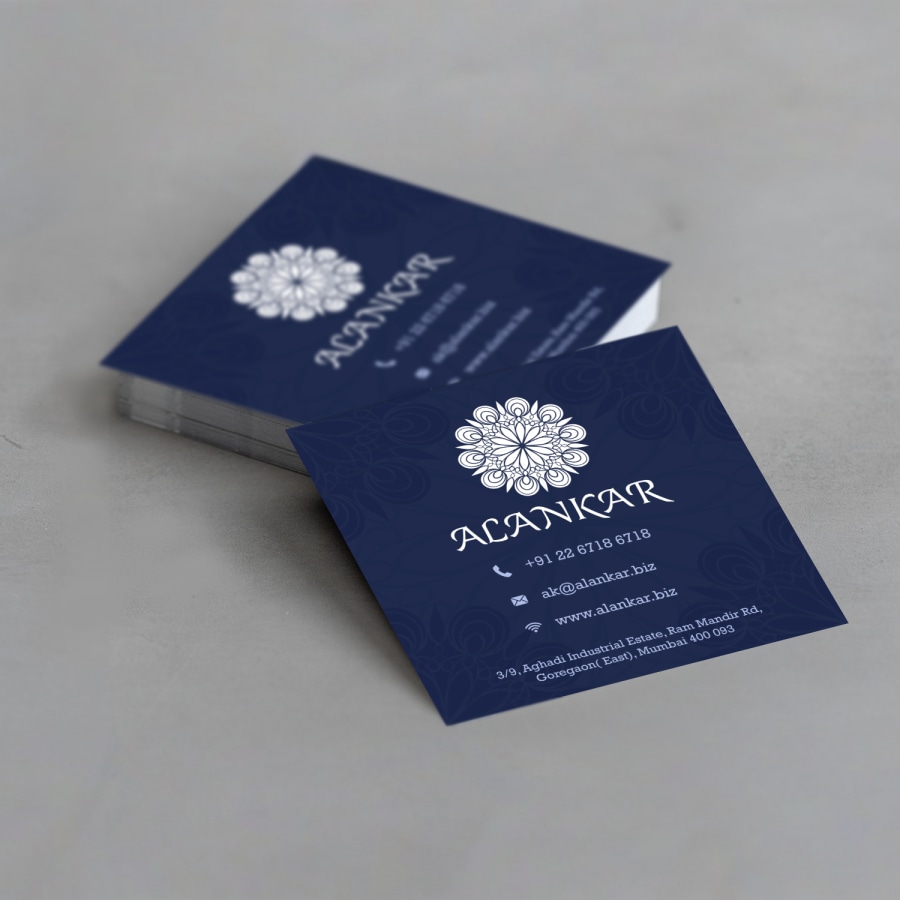 Square Visiting Cards > Hero 2