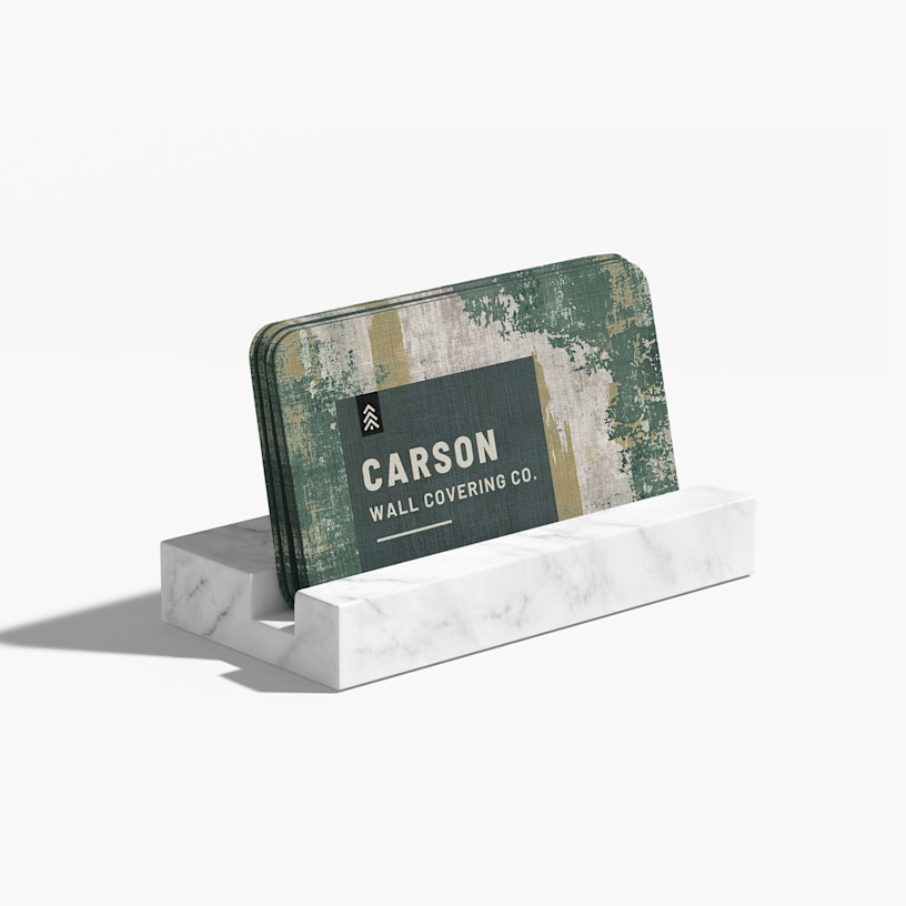 Rounded corners business cards