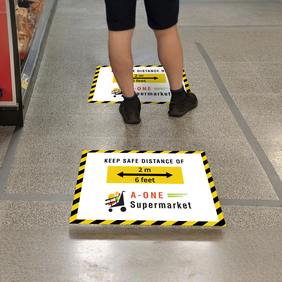 Floor Stickers Customised