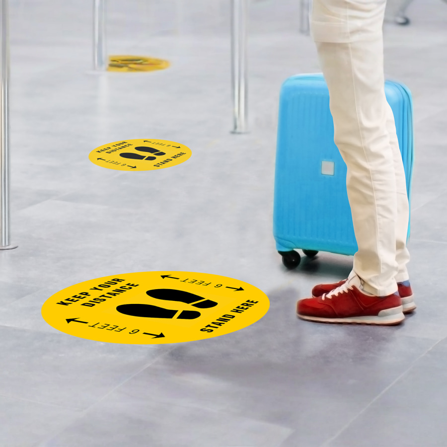 Floor Stickers Pre-printed