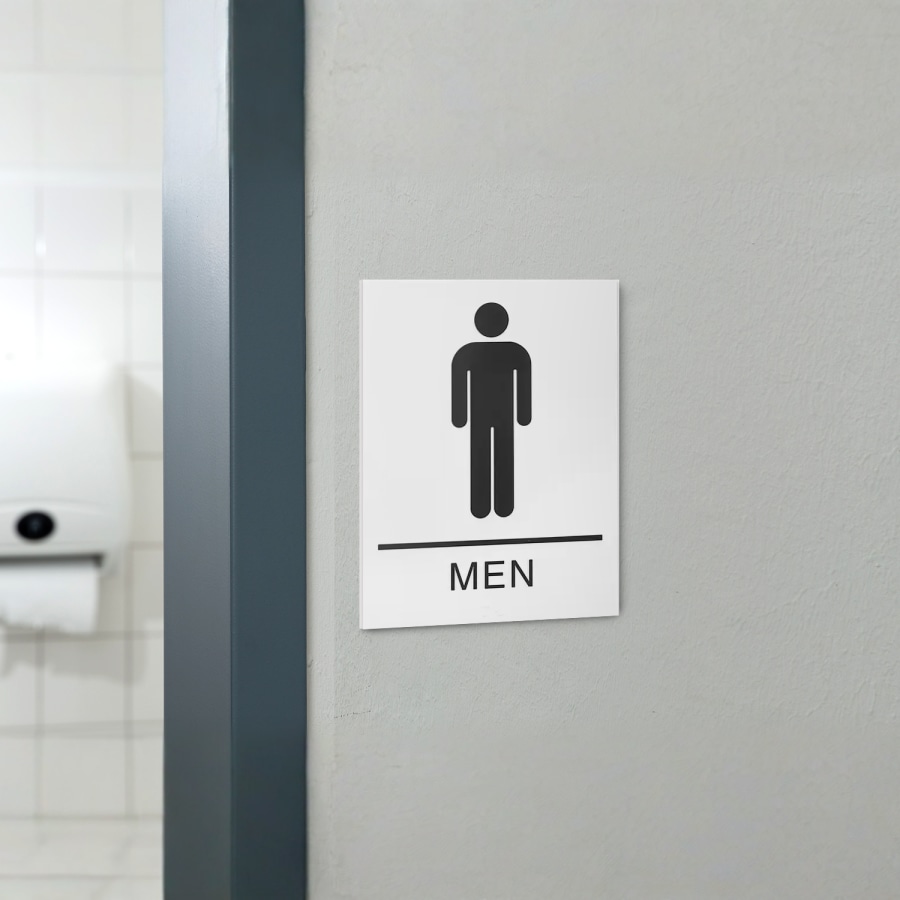 Restroom sign