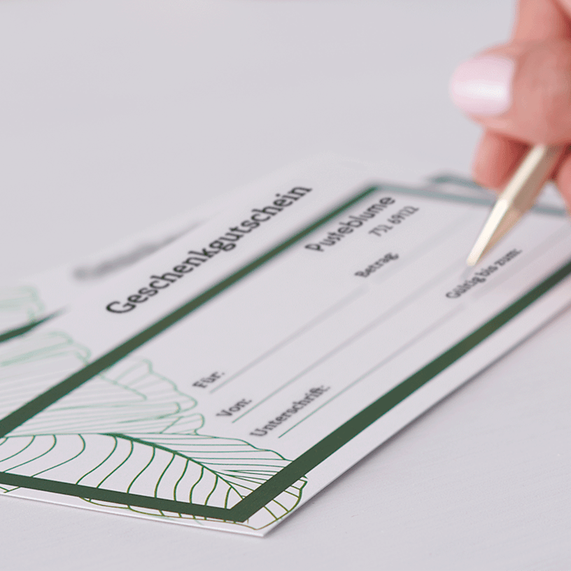 Personalisierte Geschenkkarten