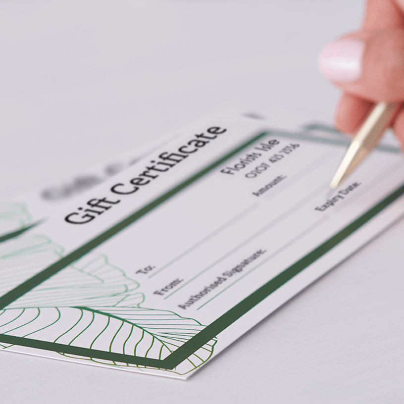 Personalised Gift Cards