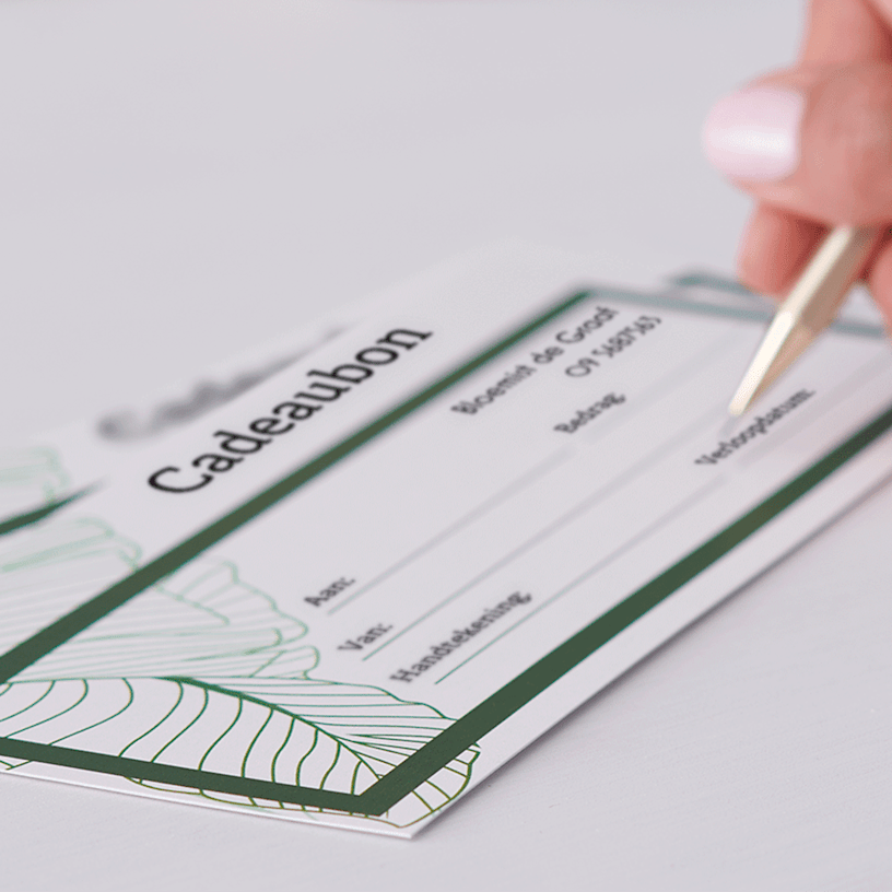 Gepersonaliseerde cadeaukaarten
