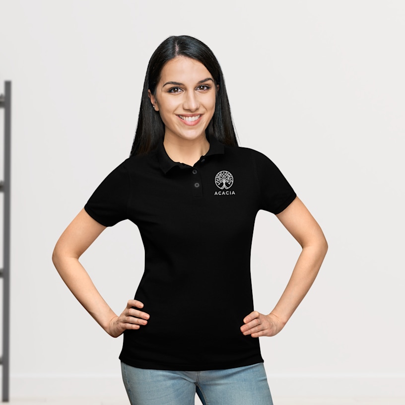 Polo Collared T-Shirt for Women Ladies Polo Neck T-shirts with