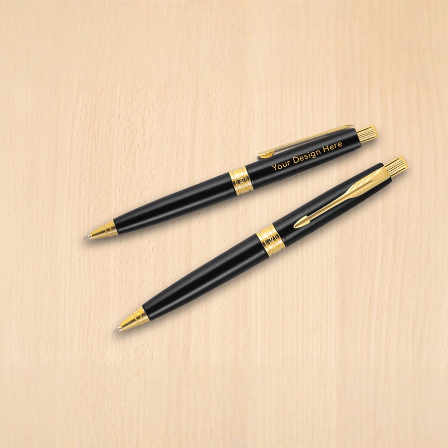 Parker Lac Black Ball Pens VistaPrint