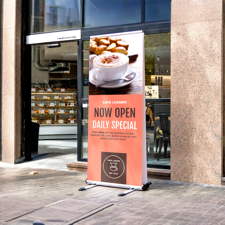 Outdoor Pull Up Banners