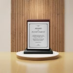Wooden Award Memento