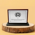 Wooden Plaque Award